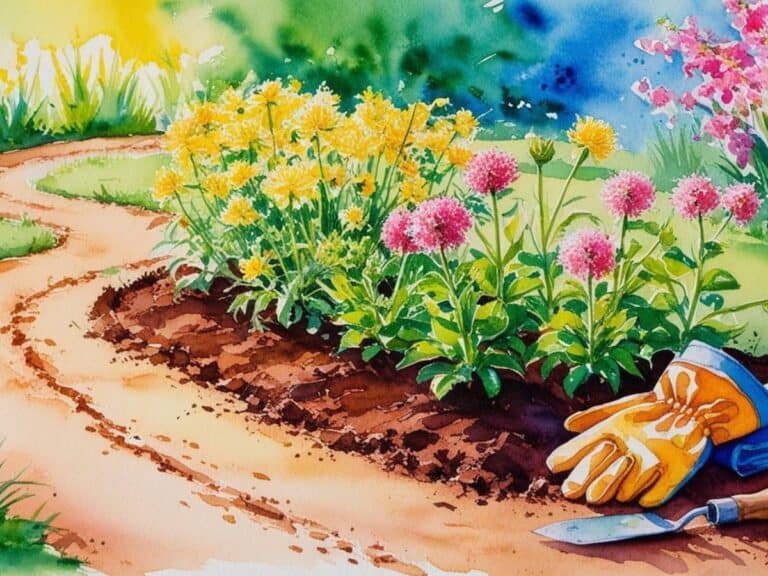 a-watercolor-image-using-natural-lighting-of-a-blooming-garden-with-a-small-dirt-path-going-through-it-and-a-pair-of-gardening-gloves-and-a-trowel-near-a-bed-of-freshly-planted-flowers.jpg