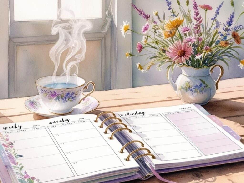 tips-for-the-Christian-Mom-farmhouse-table-with-a-planner-and-flowers.jpg