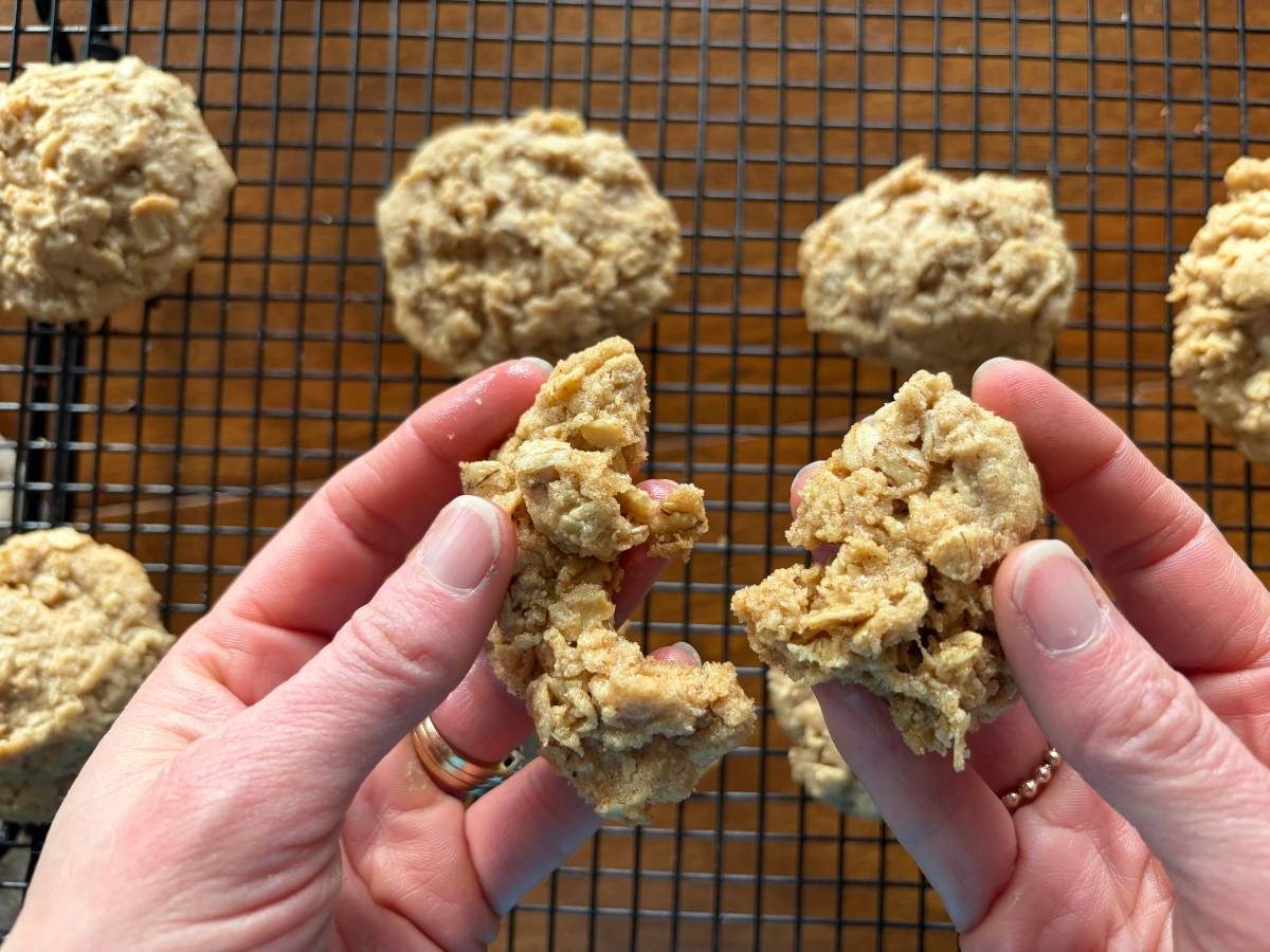 How to Make Crumbl Copycat Oatmeal Cookies with Fresh Milled Flour