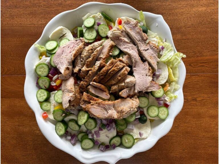 The Best Sous Vide Wild Turkey Breast Mediterranean Salad