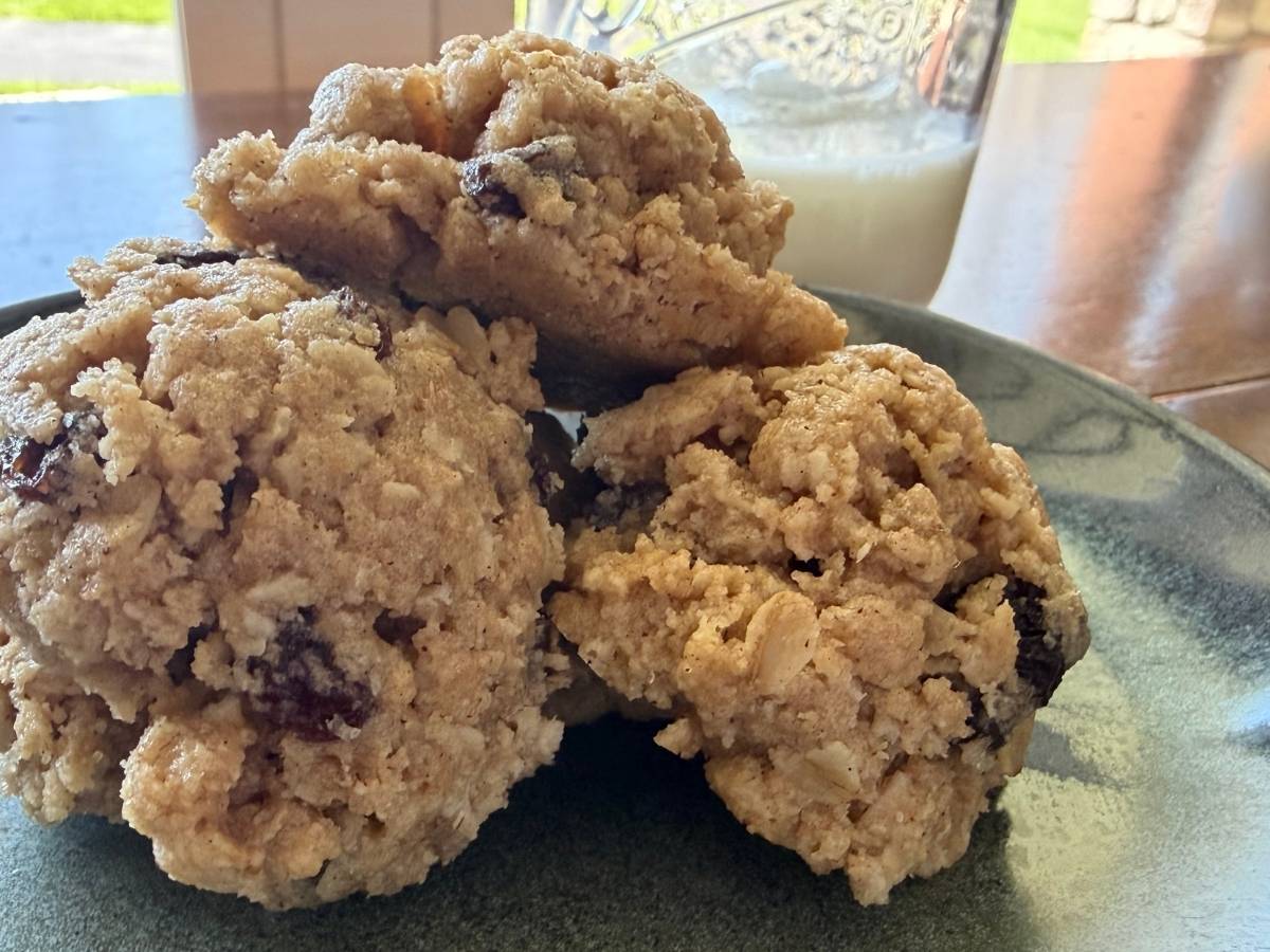 Freshly Milled Oatmeal Raisin Cookies (Thick & Simple)