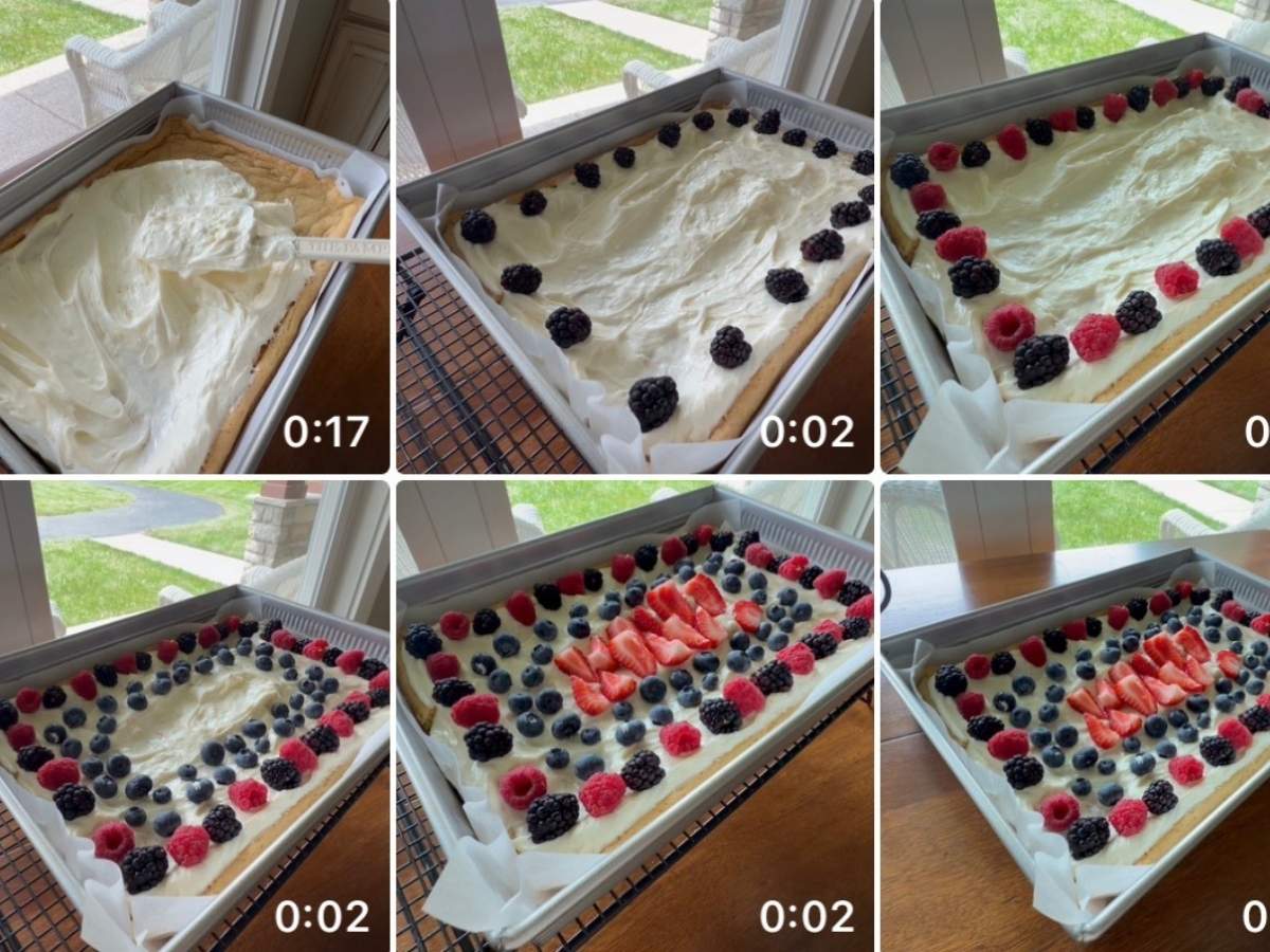 Easy Fruit Pizza with Sugar Cookie Dough (Soft Cream Cheese Frosting with Almond Extract)